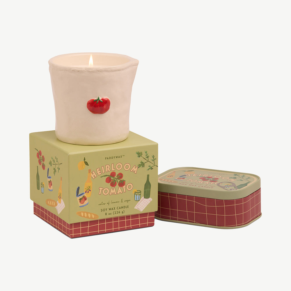 Bistro Tomato Ceramic Candle