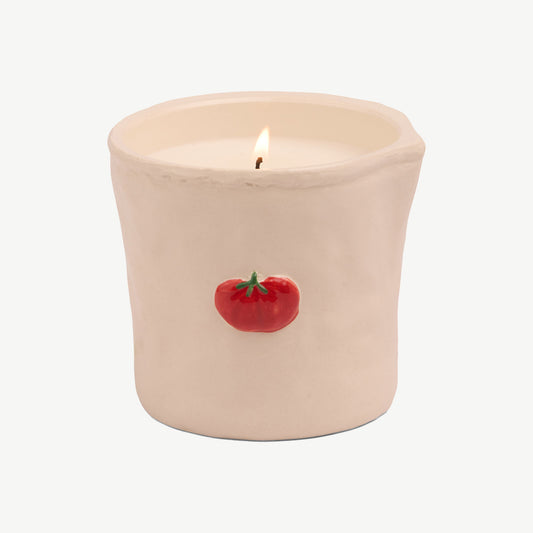 Bistro Tomato Ceramic Candle