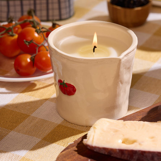Bistro Tomato Ceramic Candle