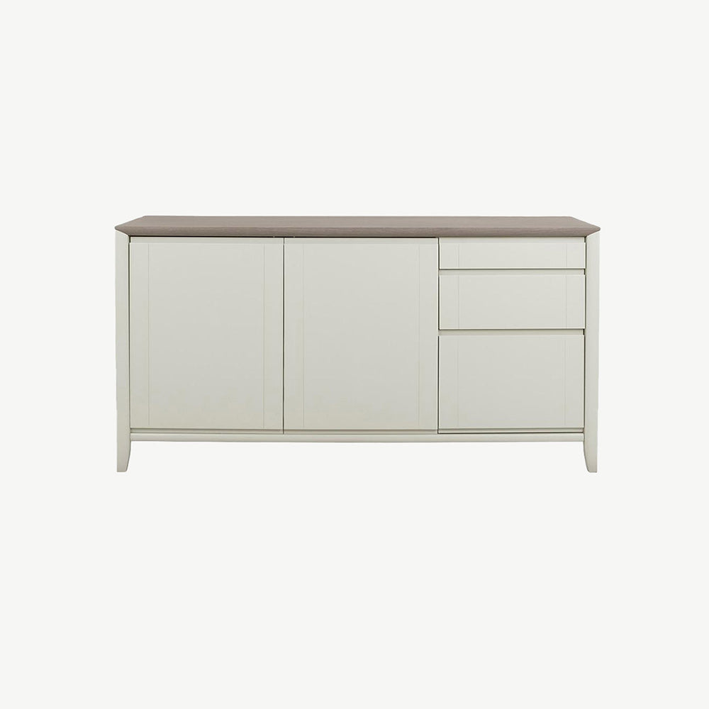 Bordeaux Grey Washed Oak Wide Sideboard