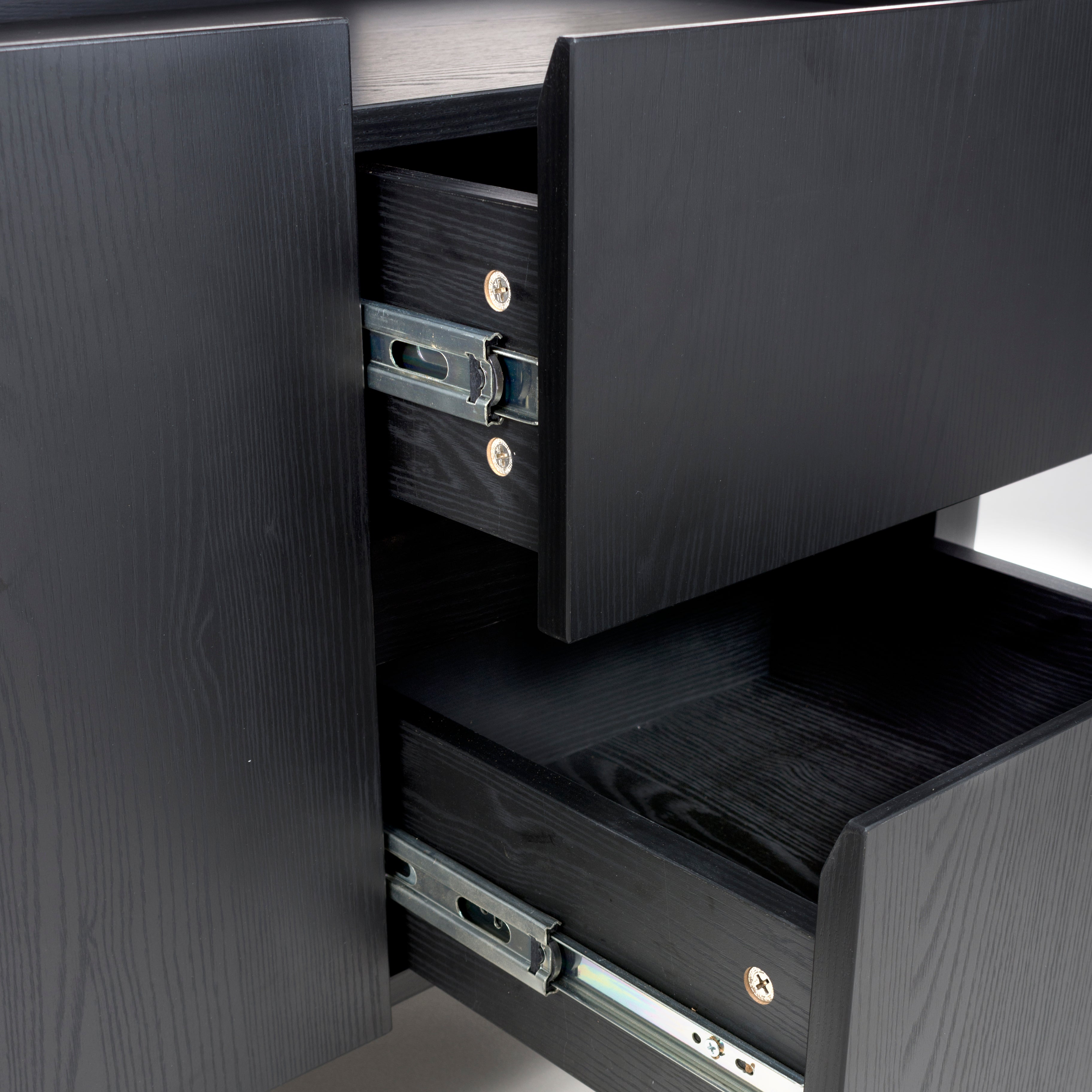 Roxbury Retro Sideboard in Black