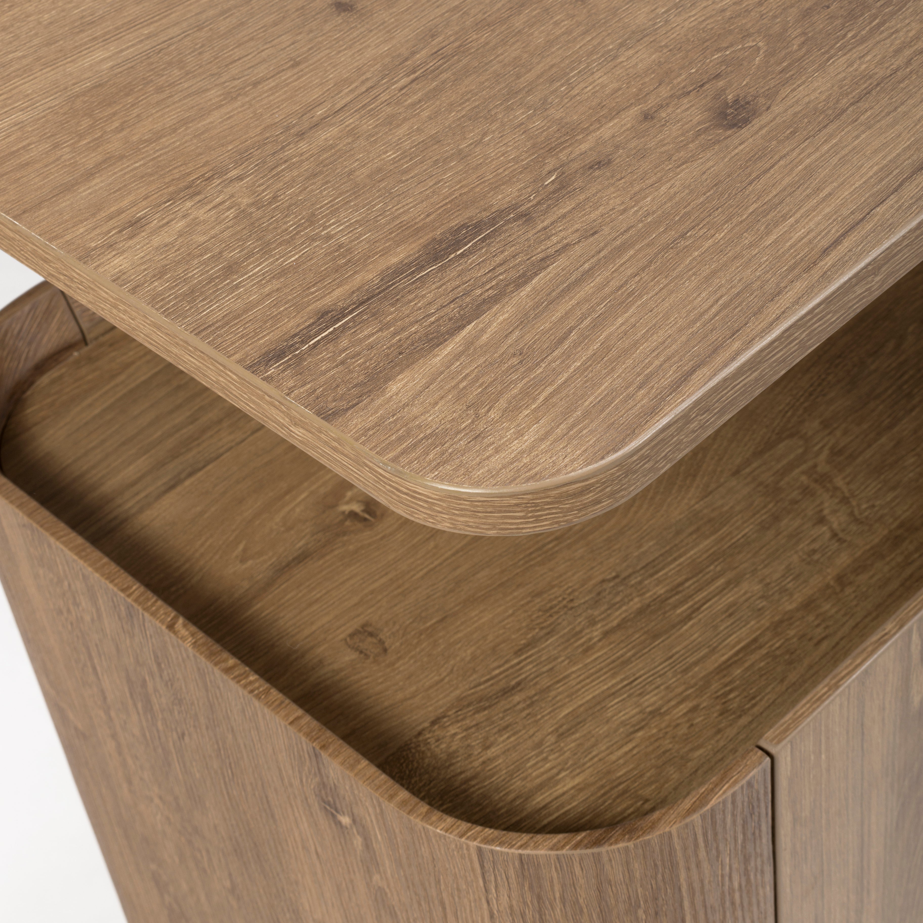 Roxbury Retro Sideboard in Rustic Oak