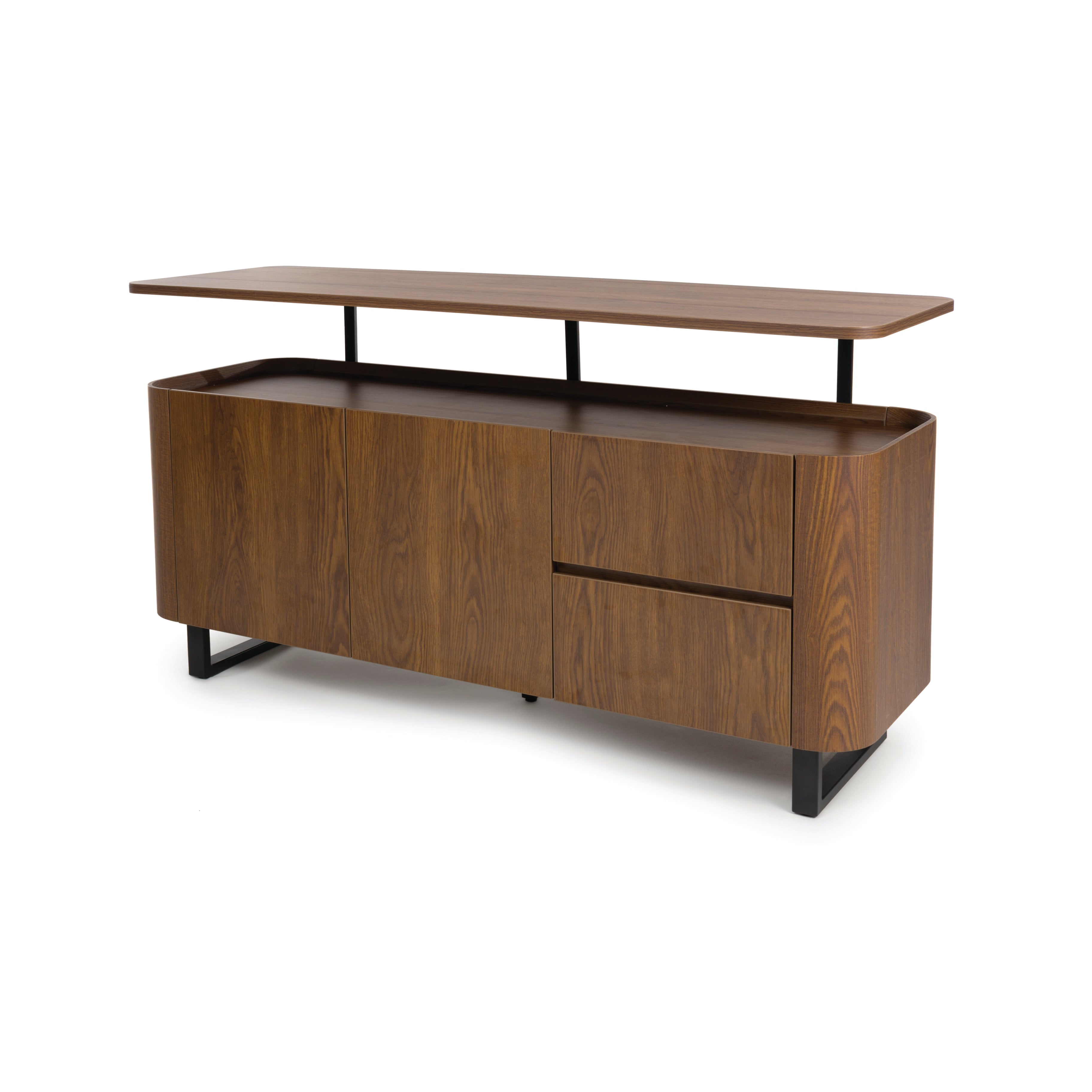 Roxbury Retro Sideboard in Smoked Oak