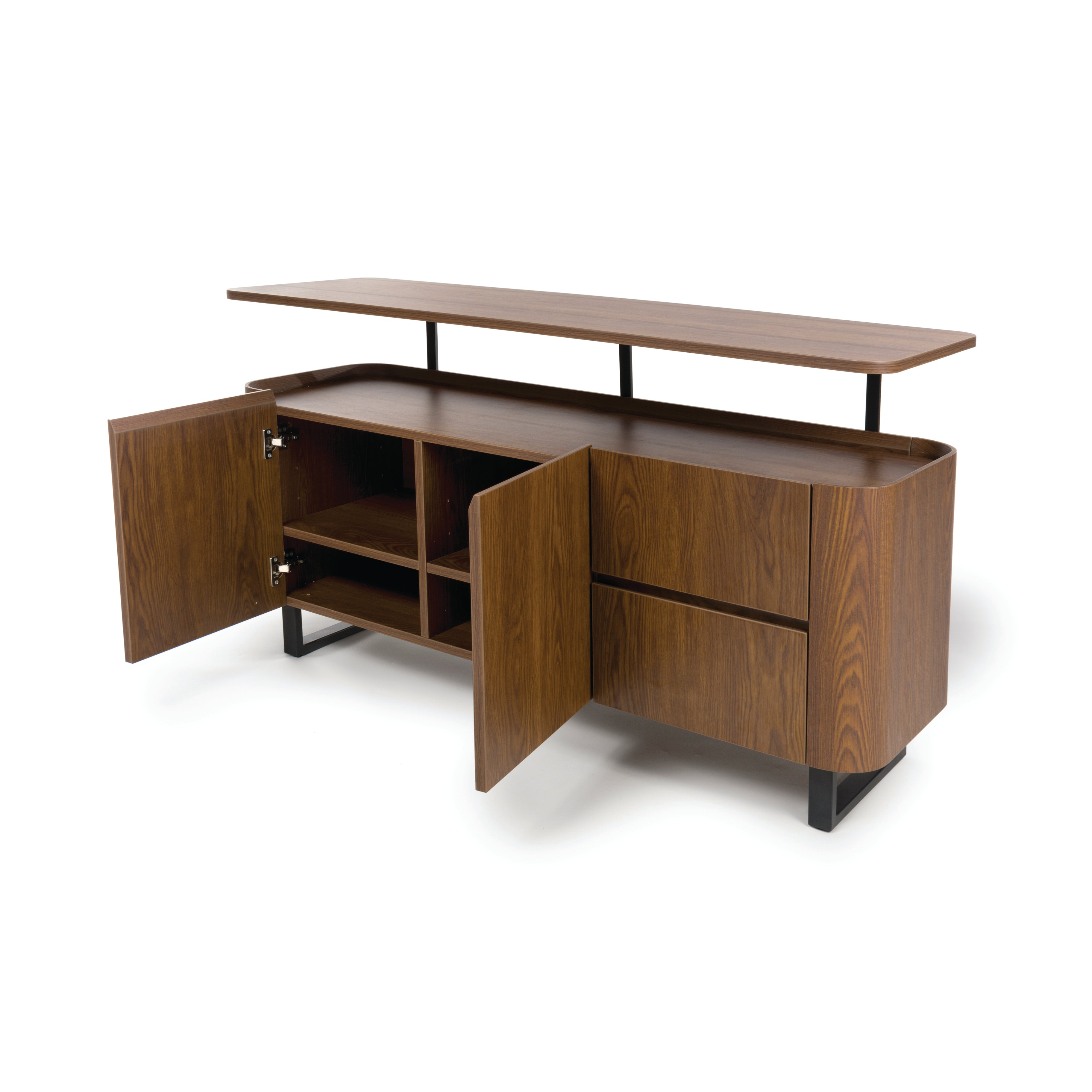 Roxbury Retro Sideboard in Smoked Oak