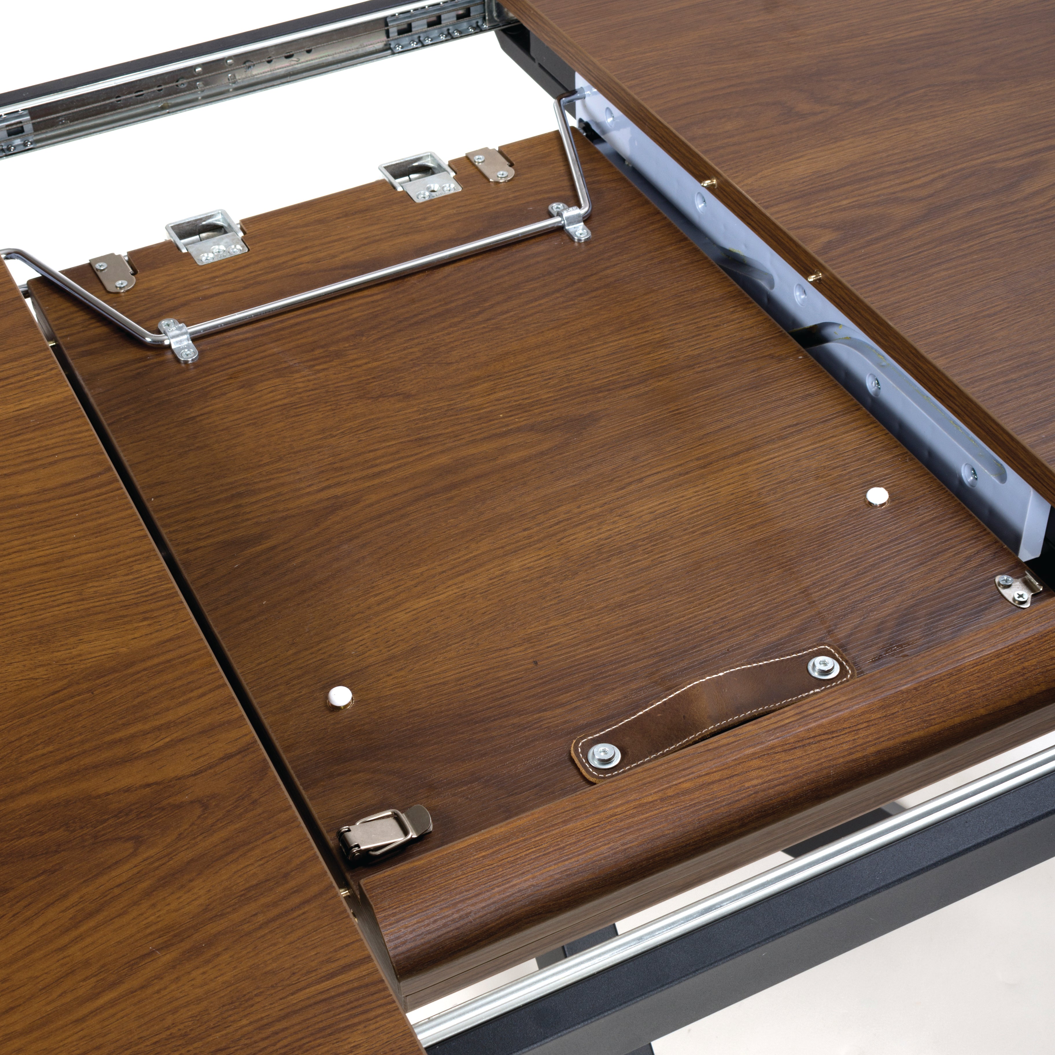 Roxbury Extending Boat Table in Smoked Oak