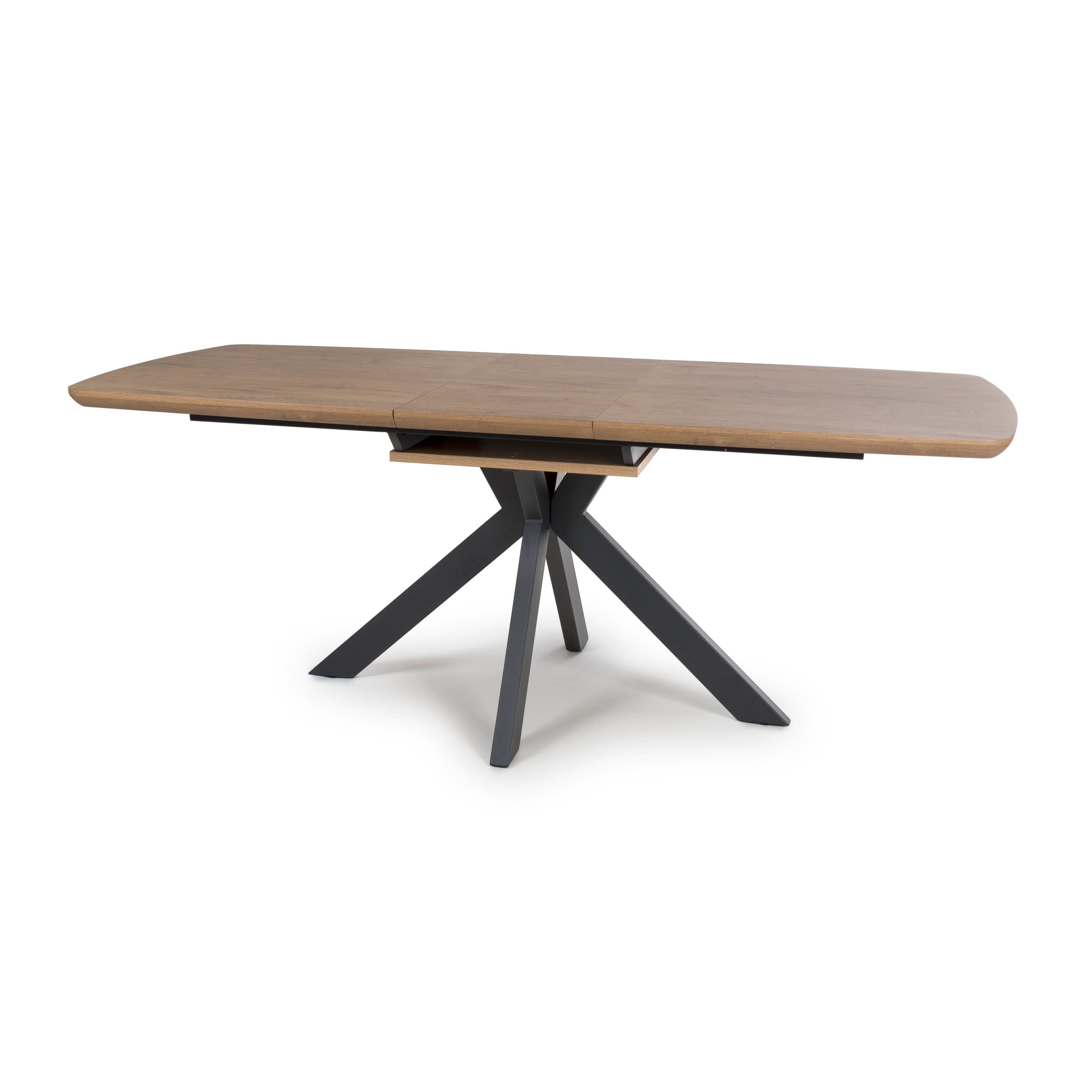 Roxbury Extending Boat Table in Rustic Oak