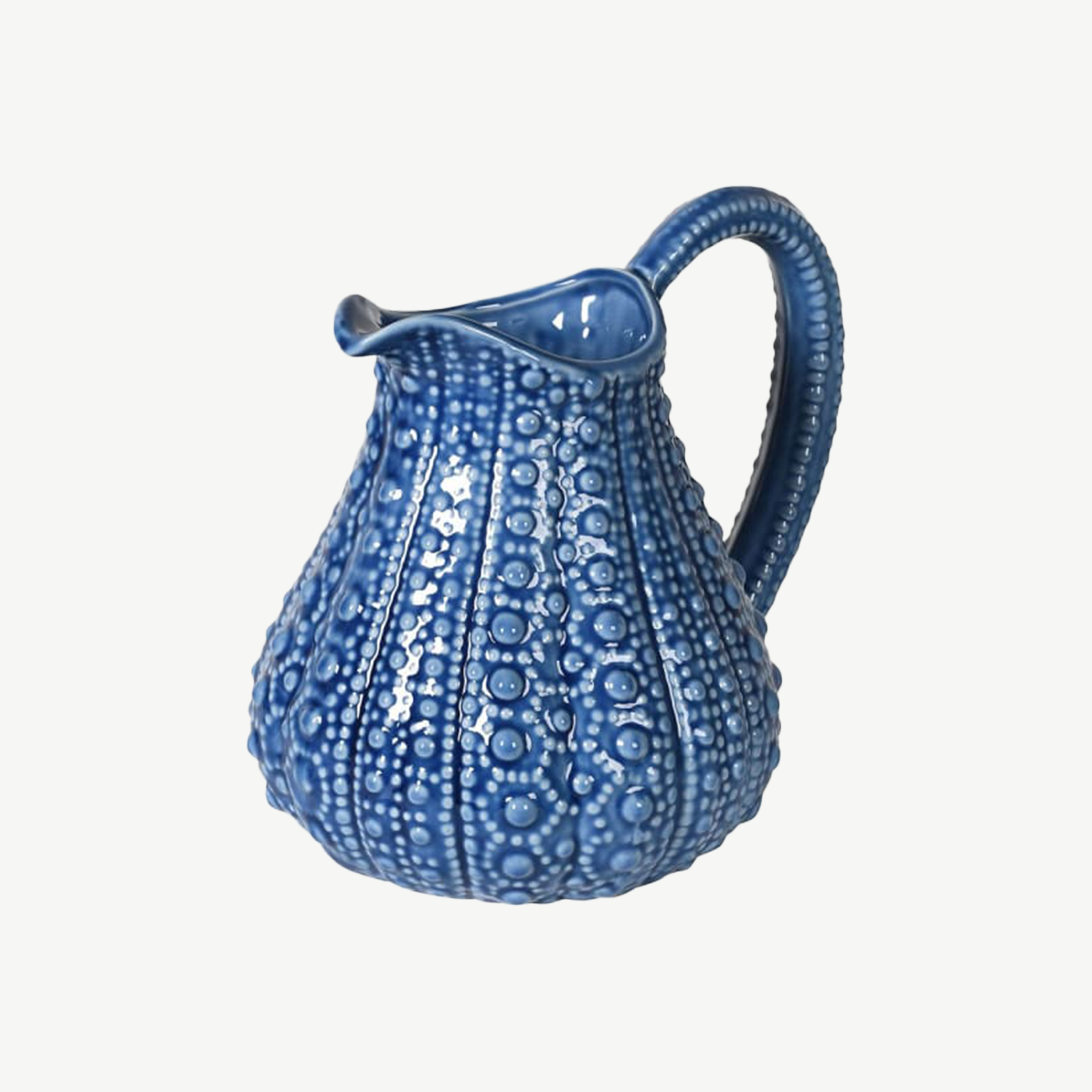 Ceramic Urchin Jug in Blue