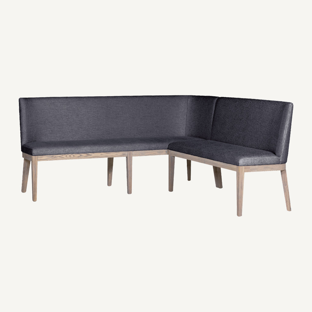 Boden Round Table Dining Bundle in Dark Grey