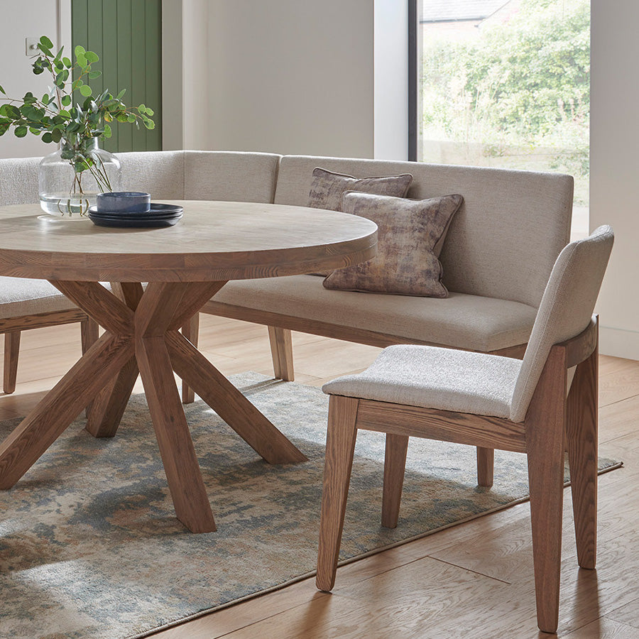 Boden Round Table Dining Bundle in Natural