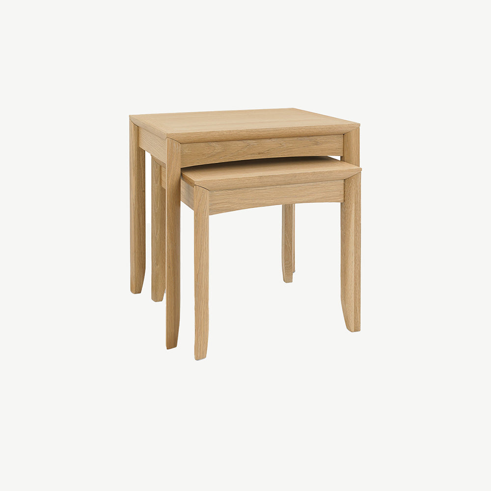Bordeaux Oak Nest Of Tables