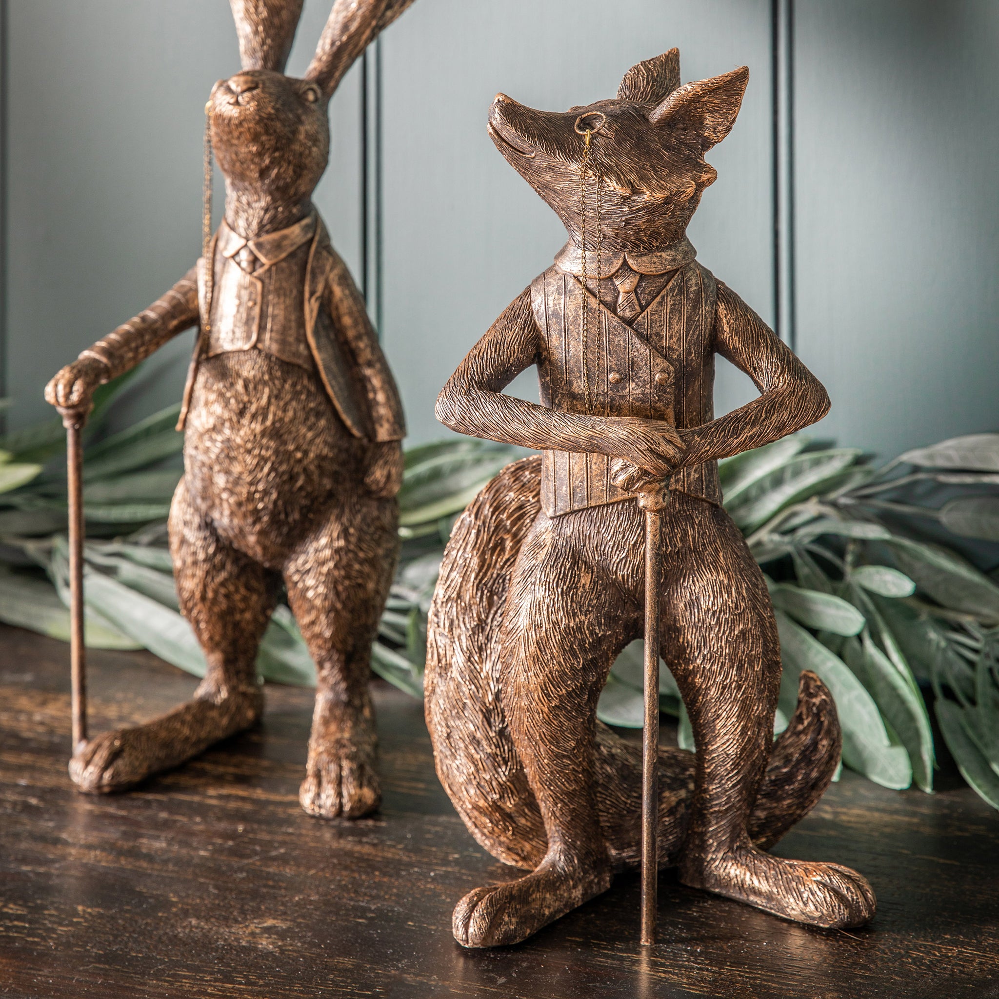 Bronze Fox Ornament