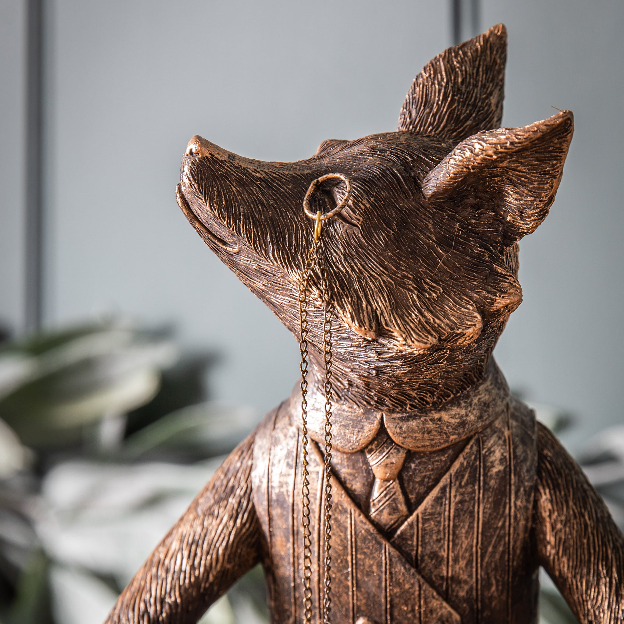 Bronze Fox Ornament