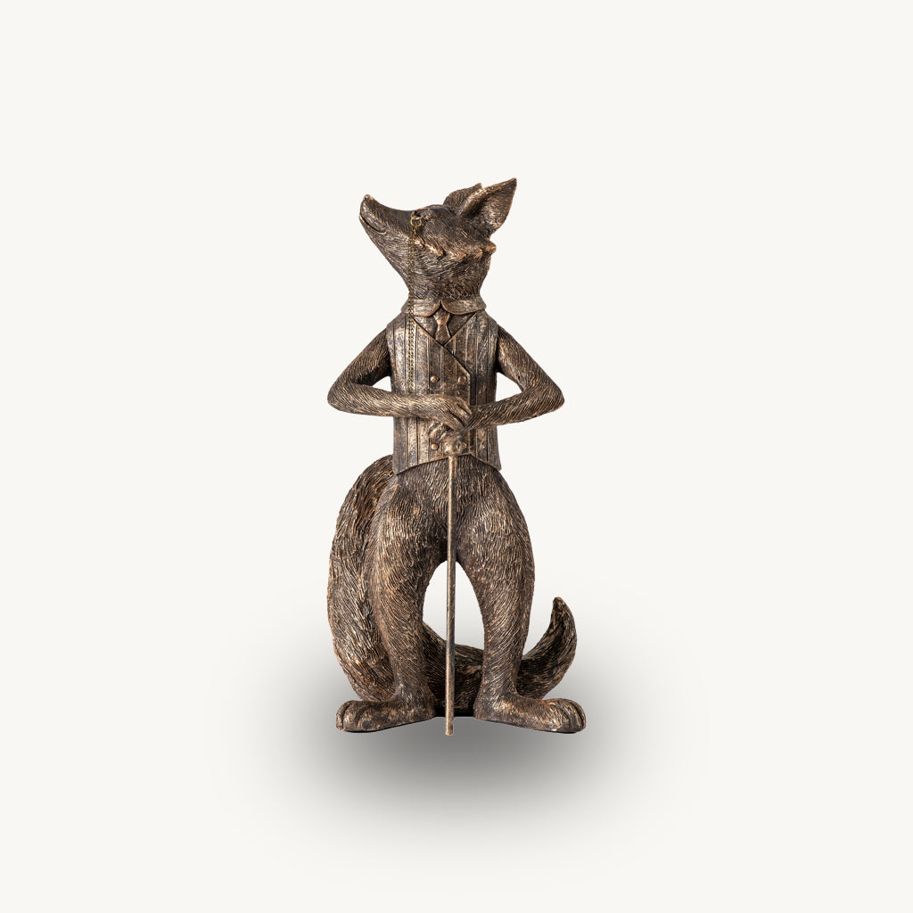 Bronze Fox Ornament