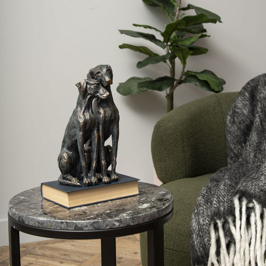 Bronze Pup Sculpture