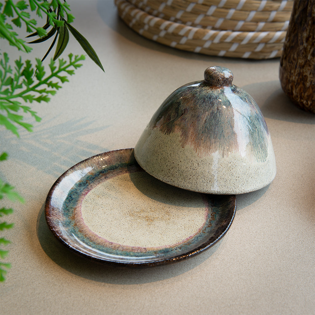 Brown Ombre Butter Dish