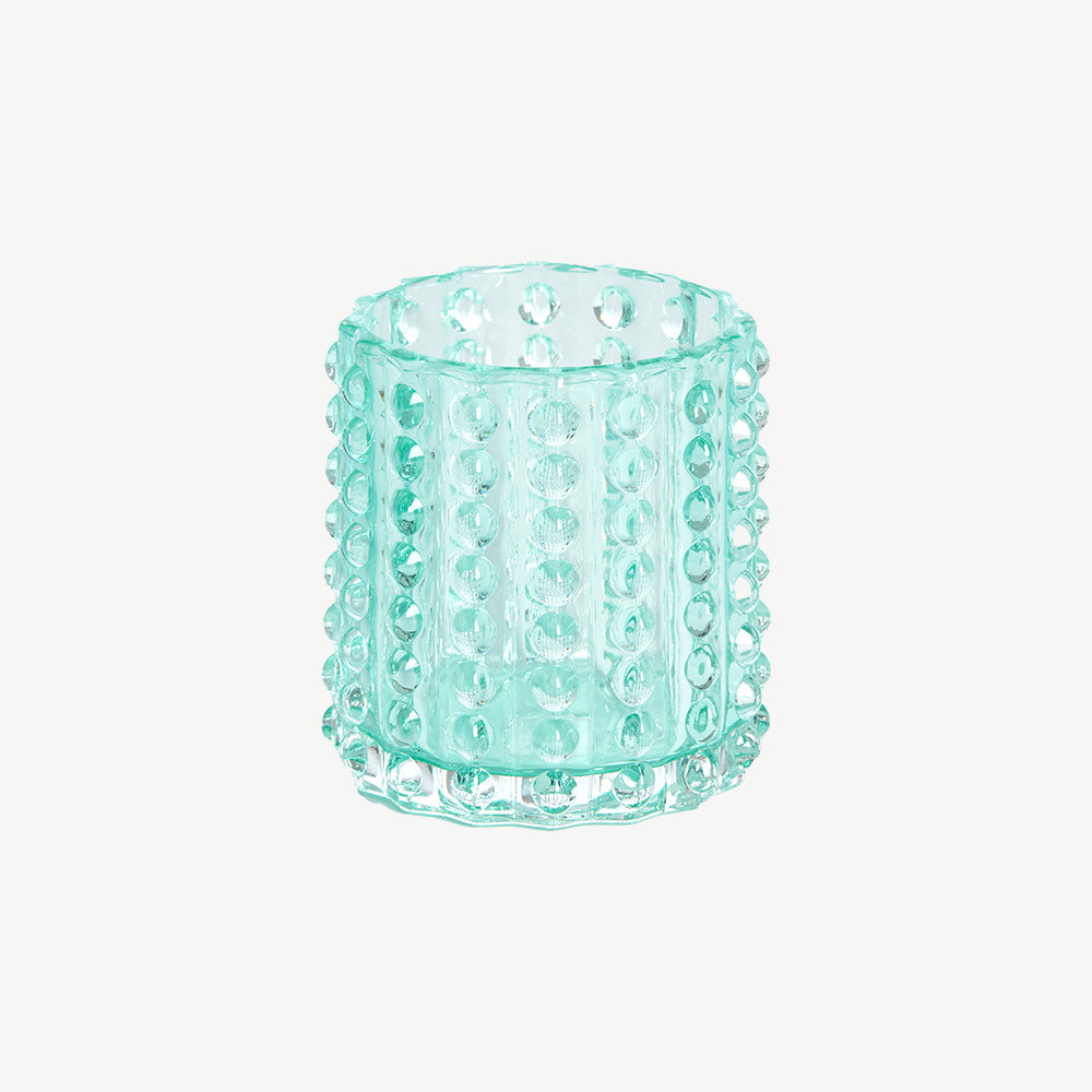 Bubble Effect Tealight Holder Mint Green