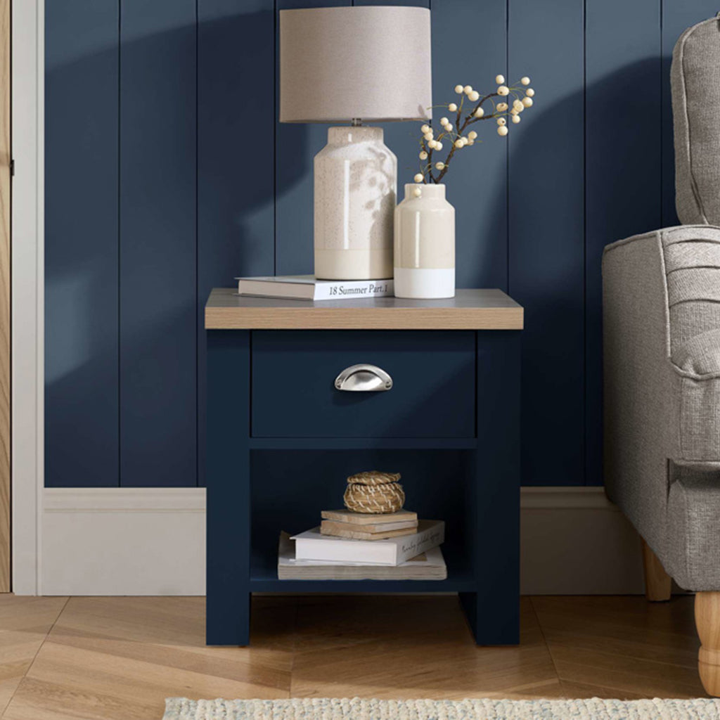 Burwick 1DR Lamp Table