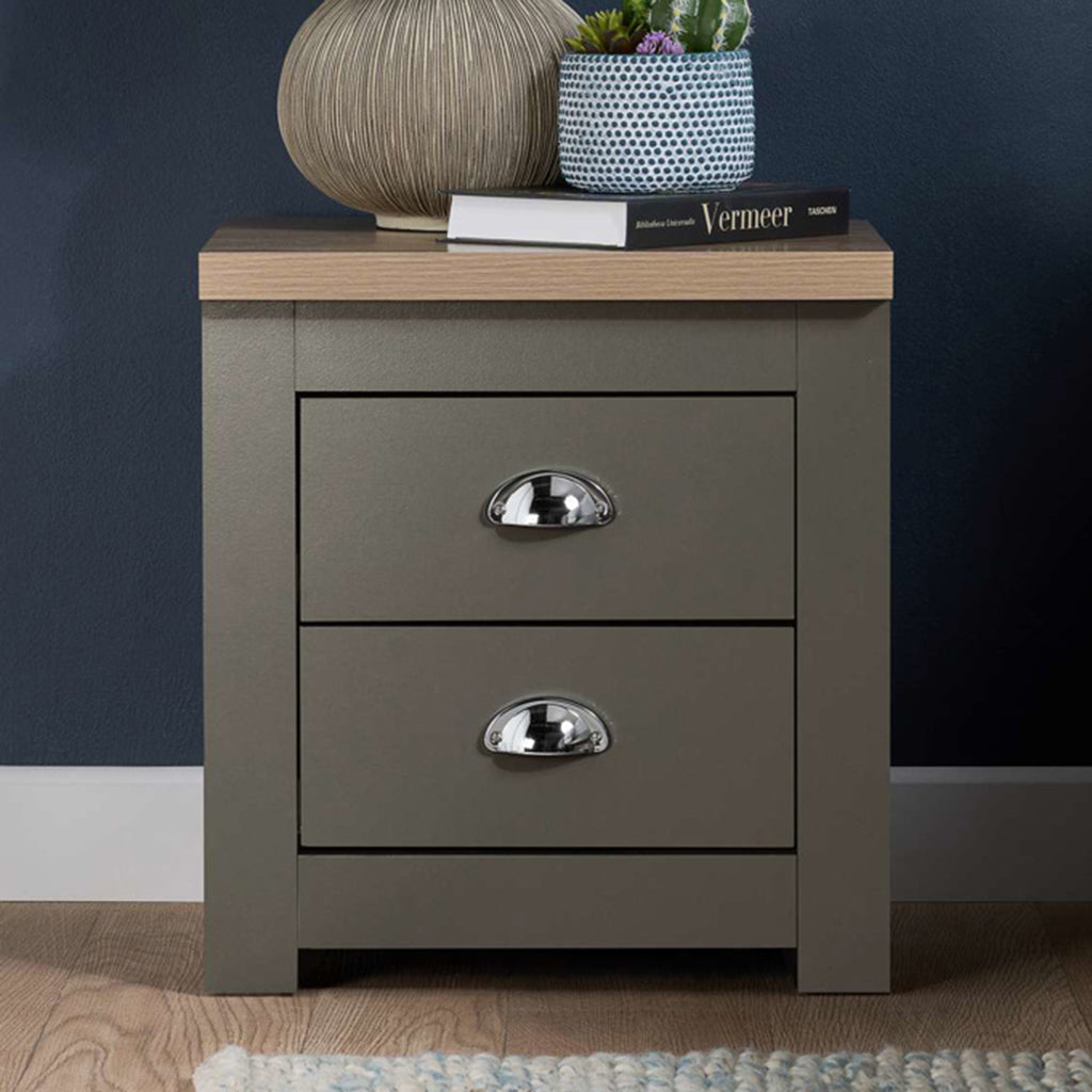 Burwick 2DR Bedside Table