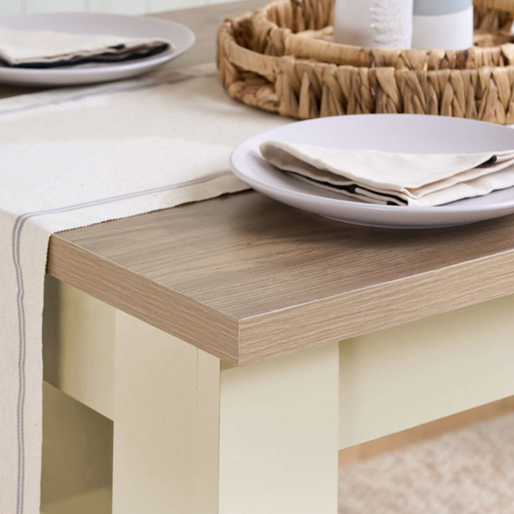 Burwick Dining Table and Bench Set