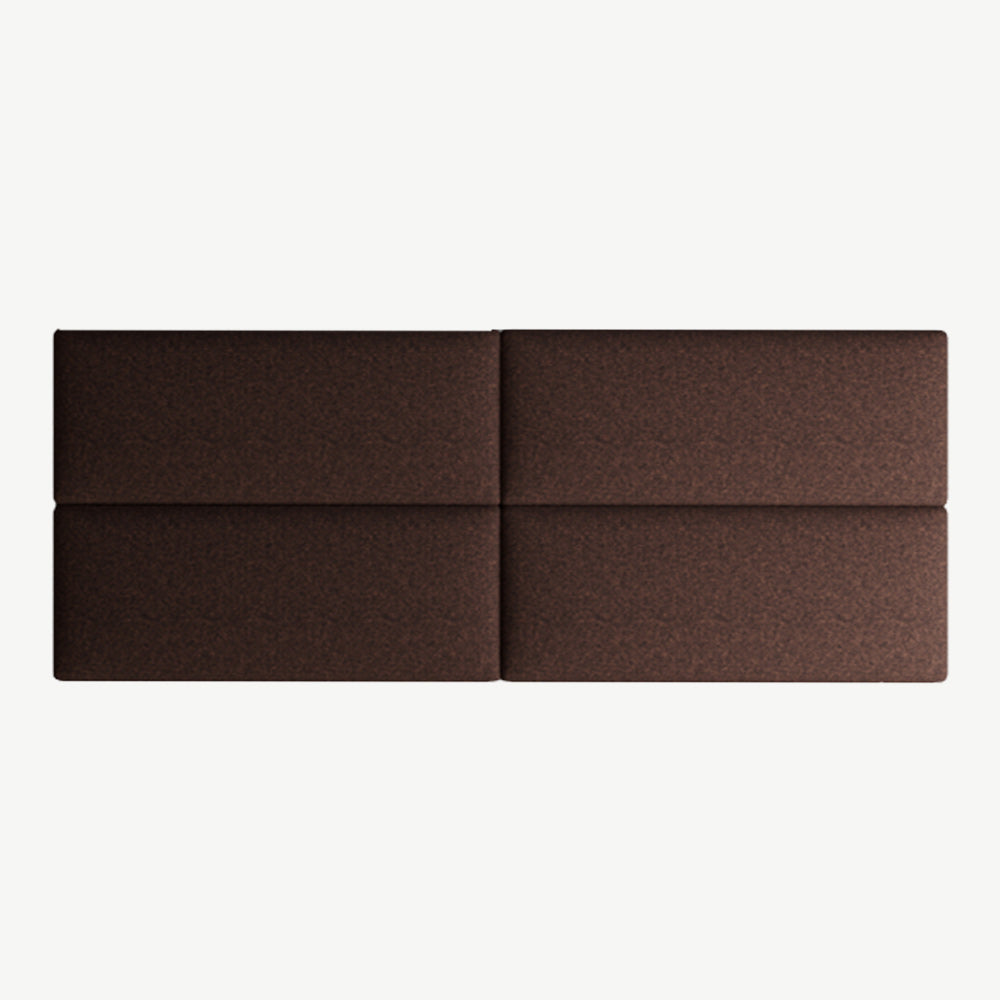 EasyMount Upholstered Wall Panels Pack of 4 in Chocolate