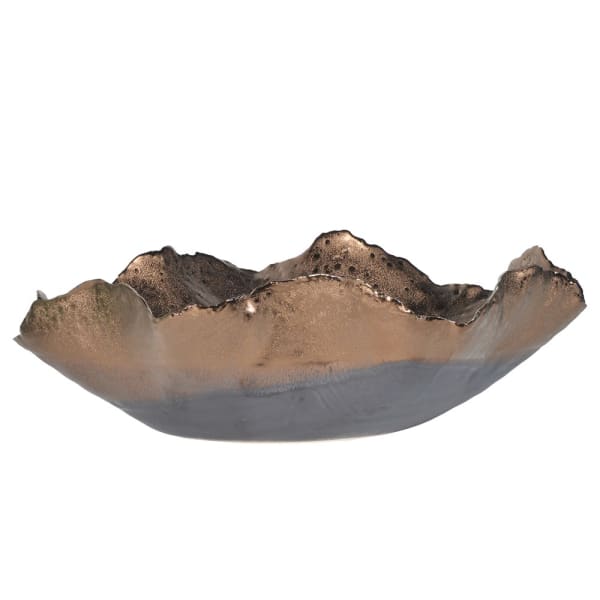 Wave Edge Copper Bowl