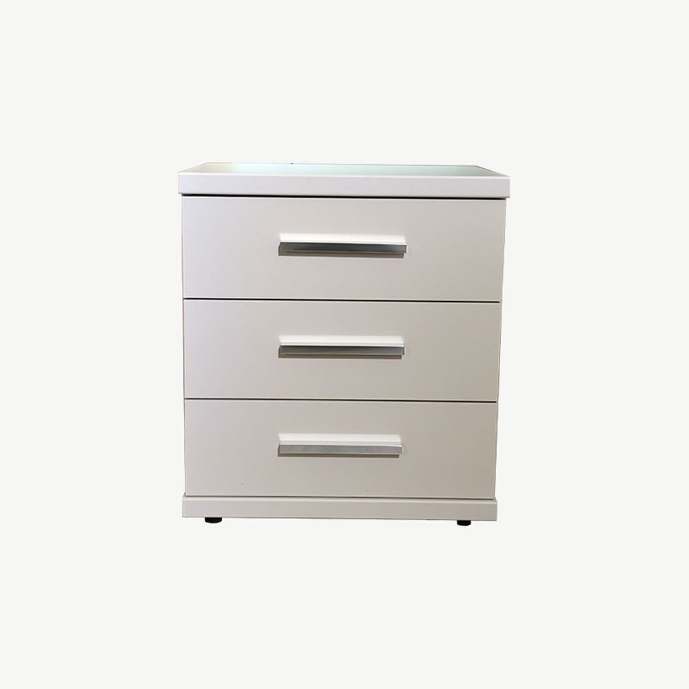 Cambridge 3 Drawer Bedside