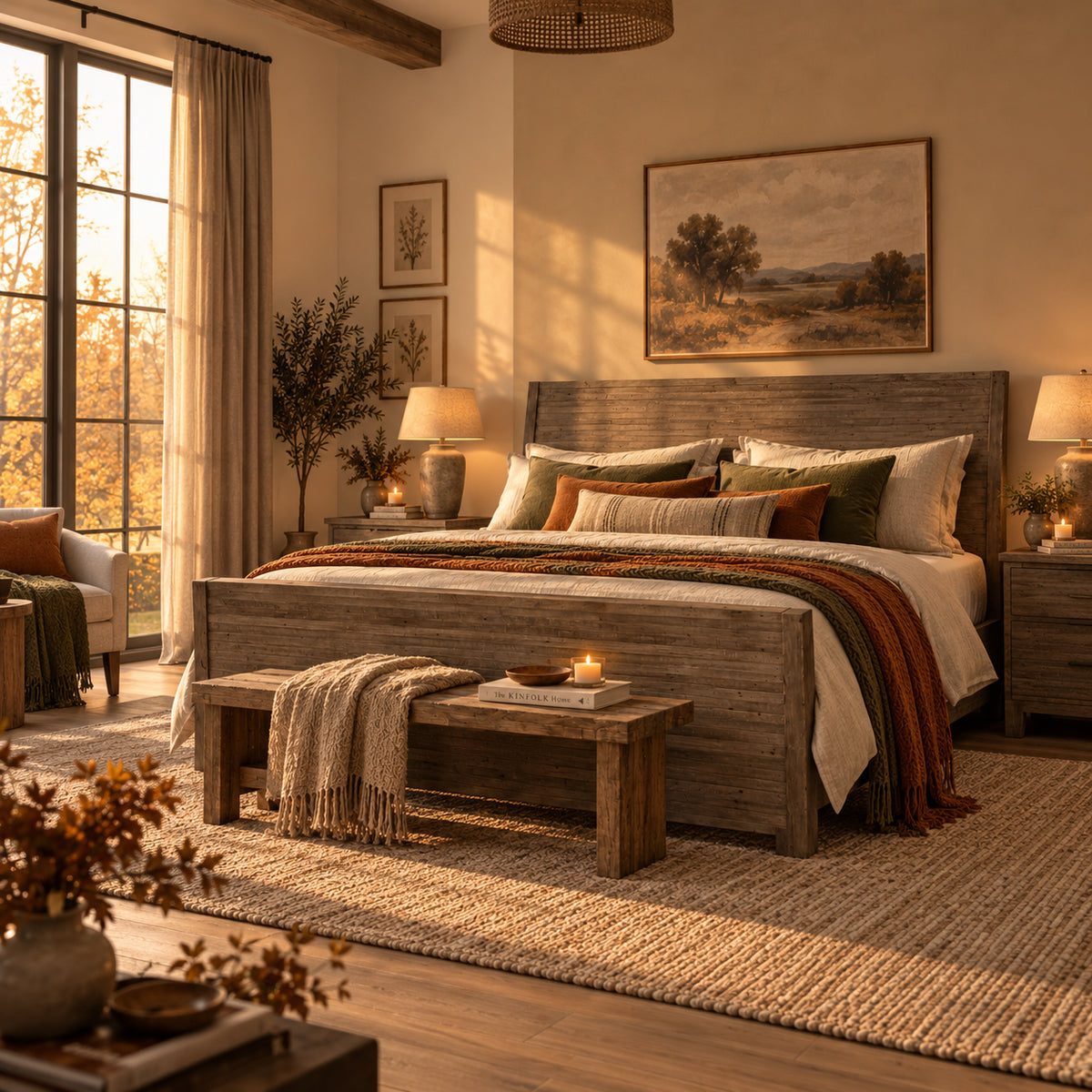 Camia Grey Bedstead
