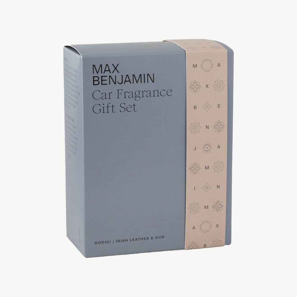 Max Benjamin Car fragrance Set Dodici Irish Leather Oud