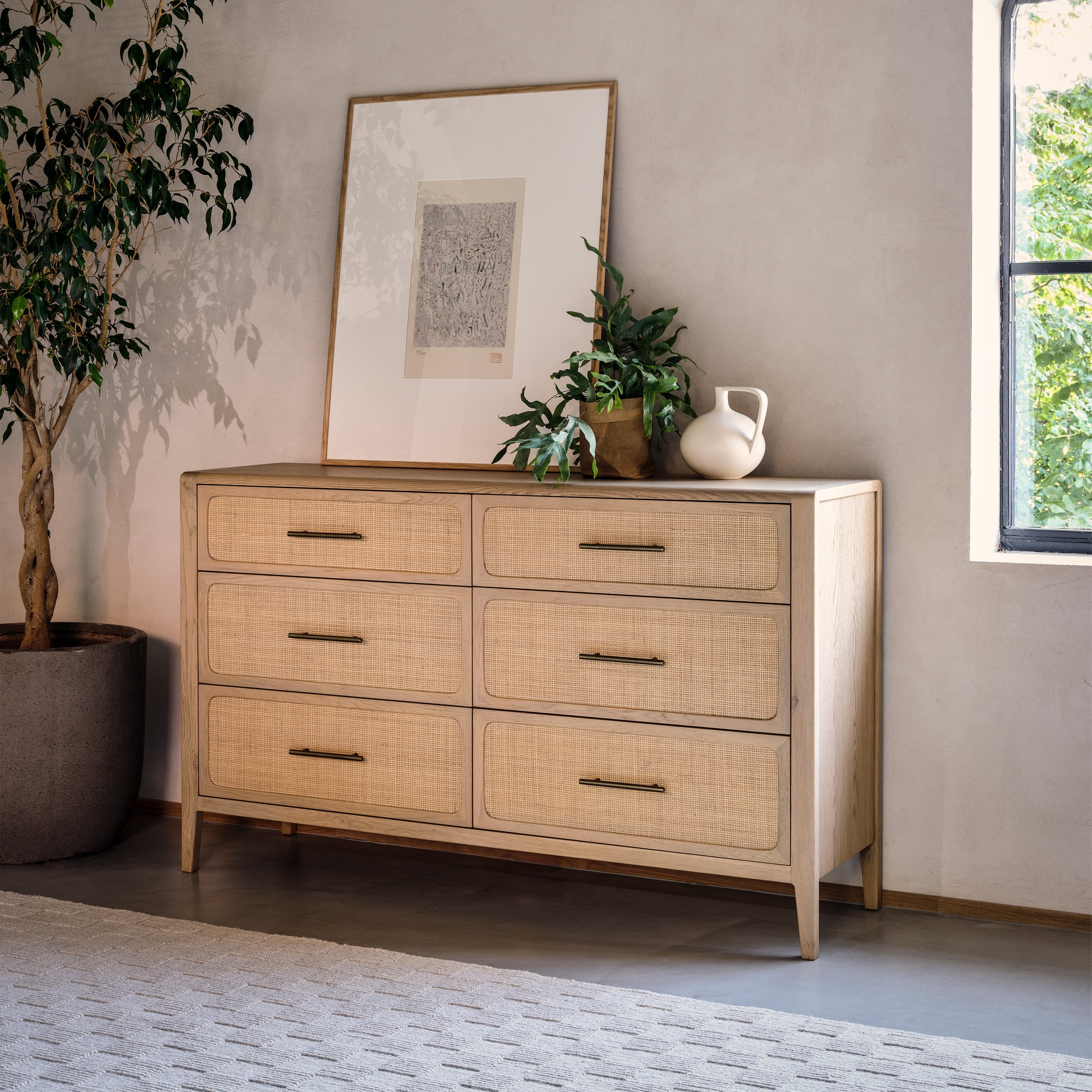 Casera 6 Drawer Wide Chest