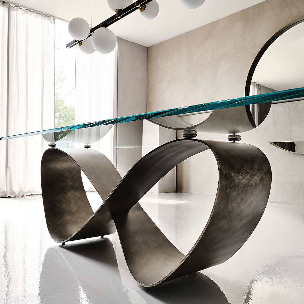 Cattelan Italia Butterfly Glass Dining Table