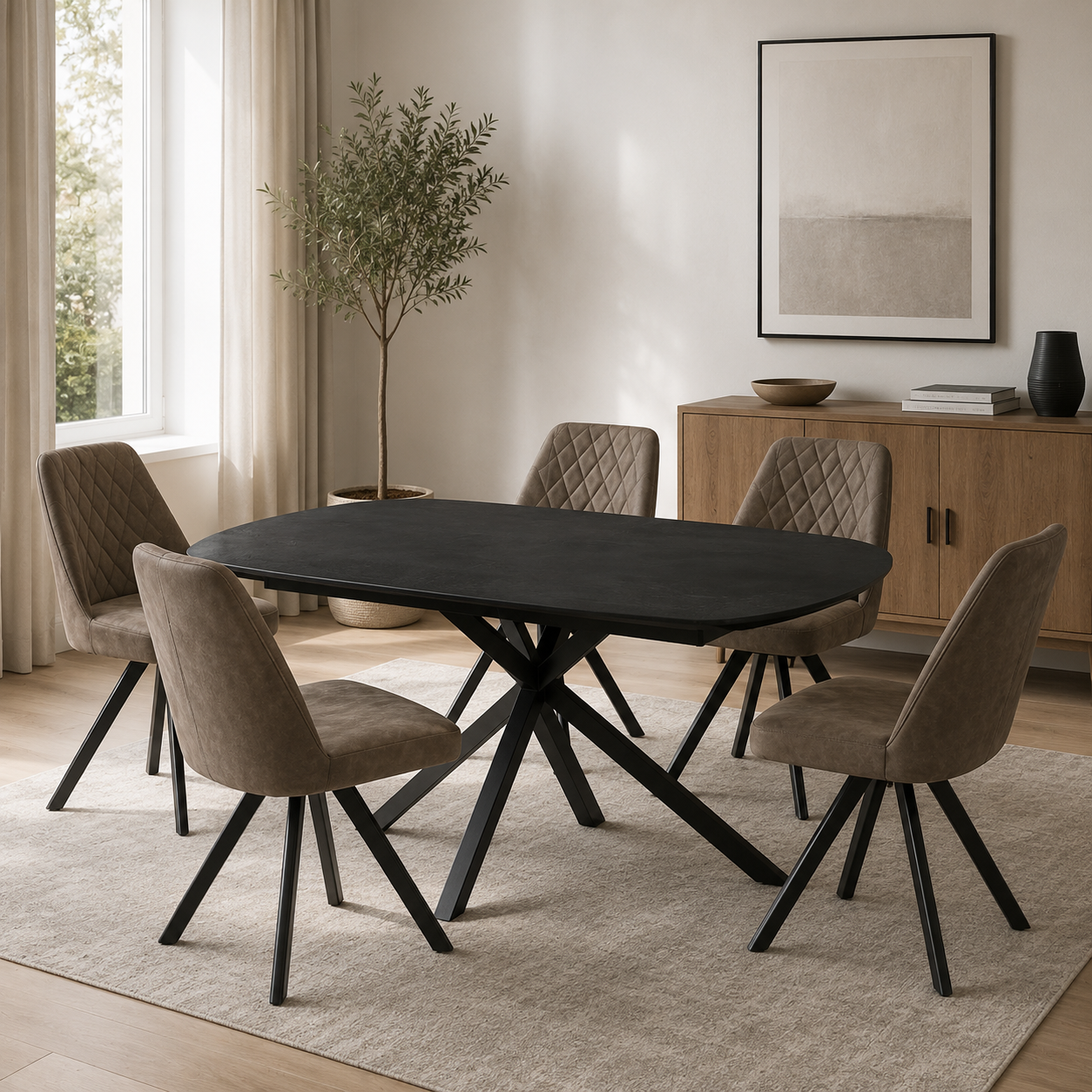 Memphis 130-190cm Extending Dining Table