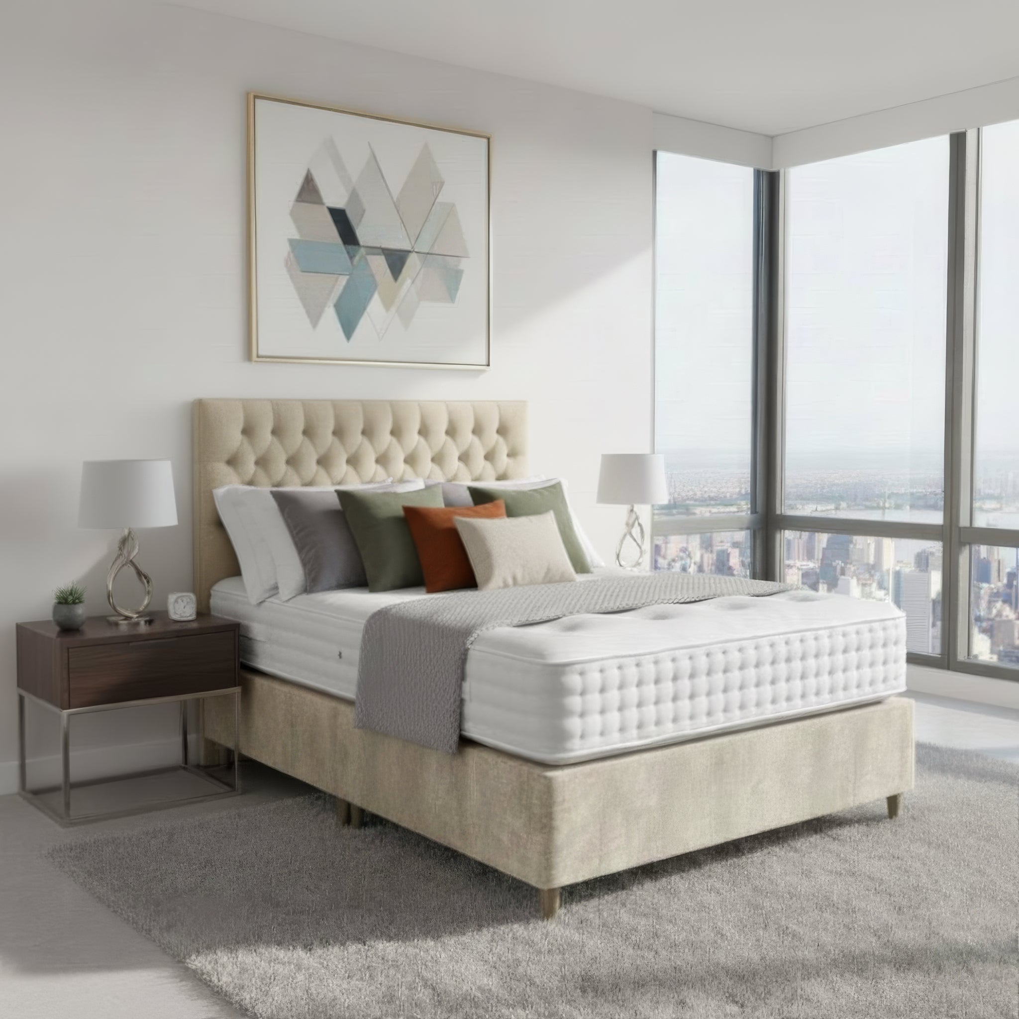 Arighi Bianchi Antoinette Bed in Alaska Silver