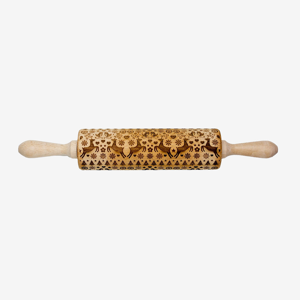 Christmas Deer Rolling Pin