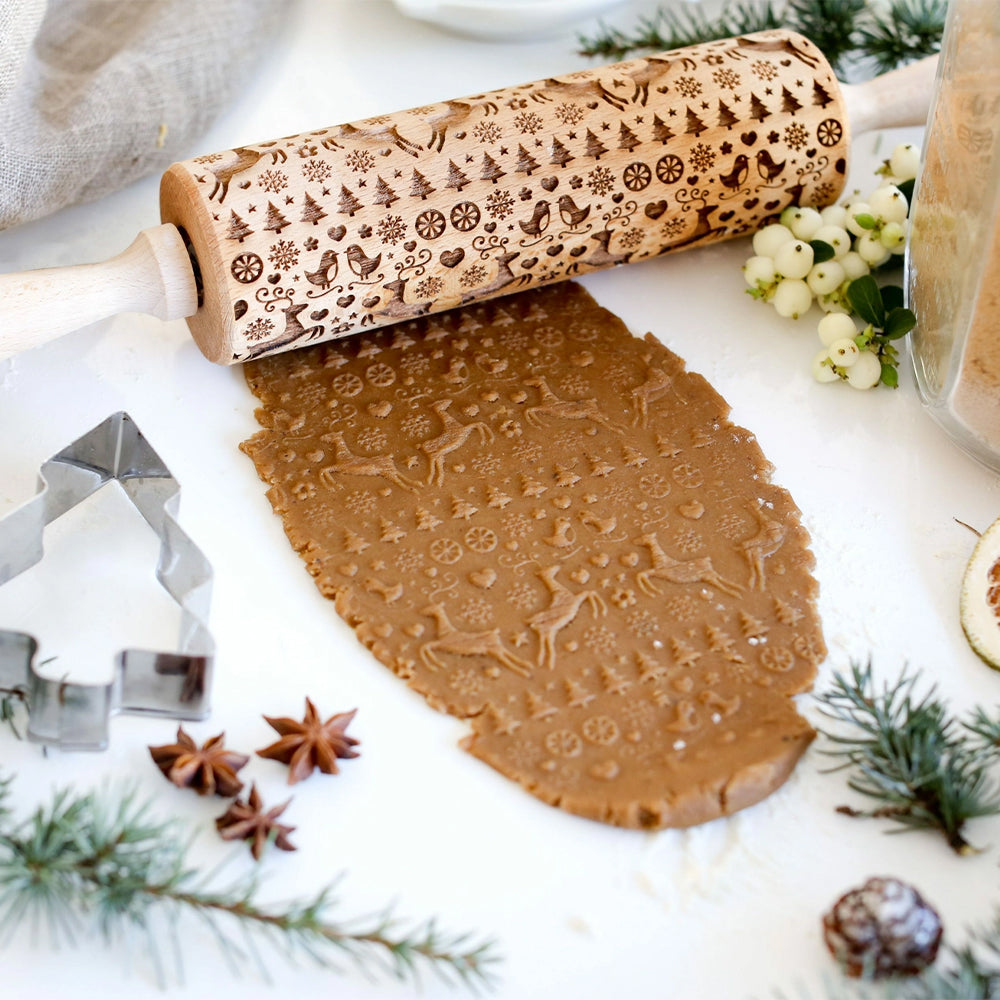 Christmas Deer Rolling Pin