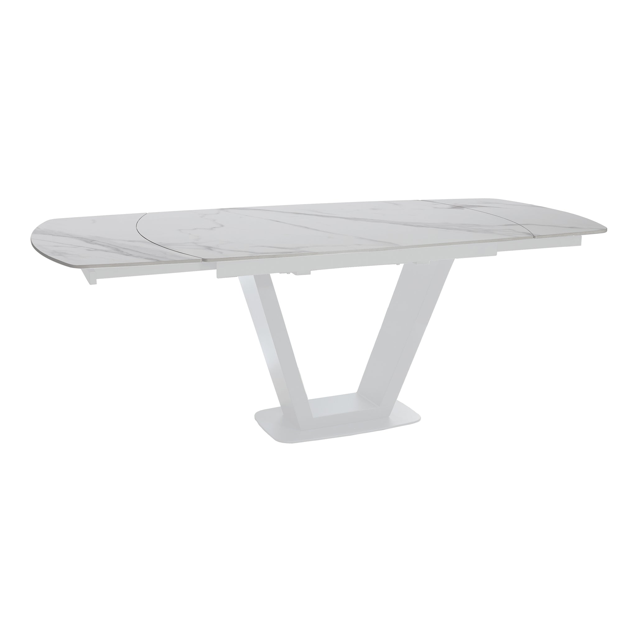 Cordova Motion Dining Table in White