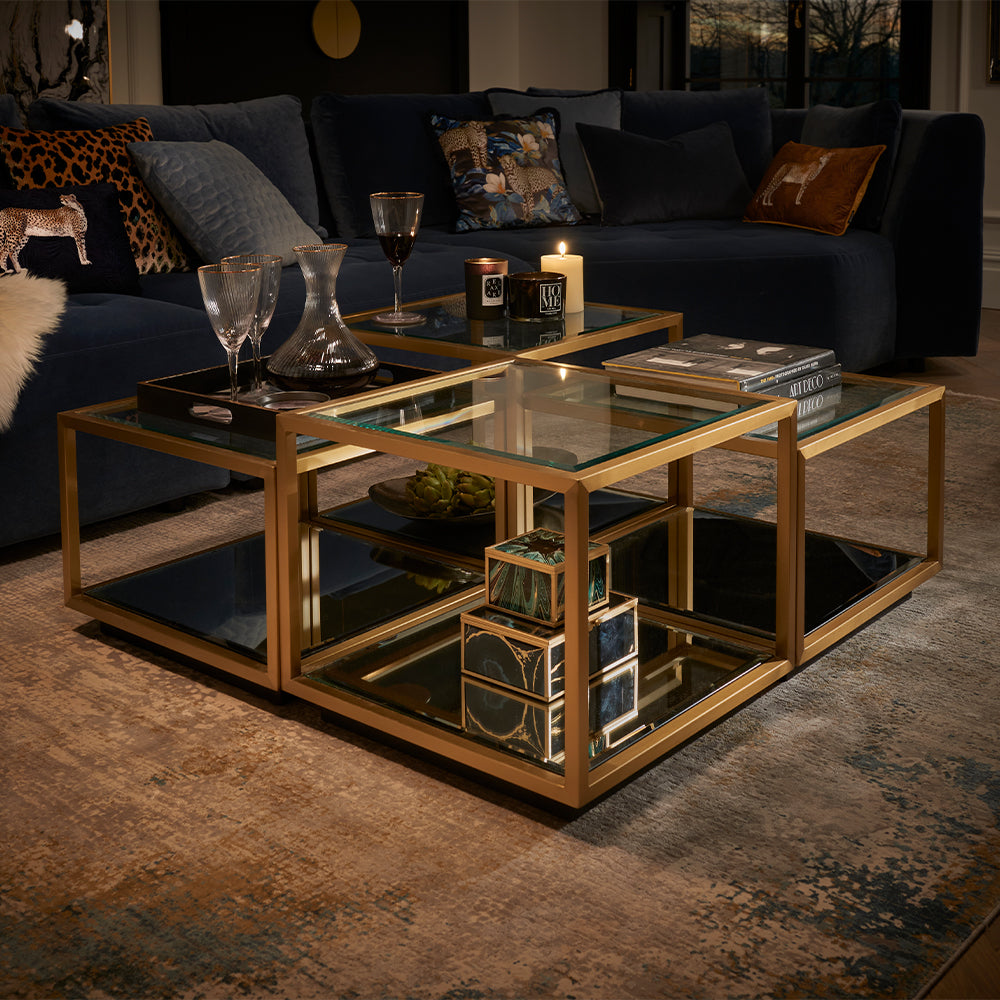 Sits Cleo Corner Sofa in Classic-Navy-Blue