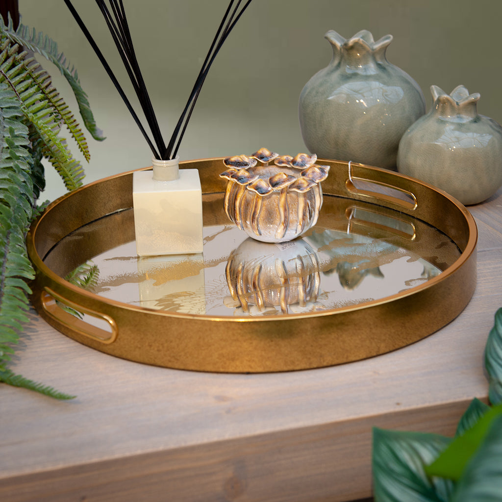 Golden Clouds Tray