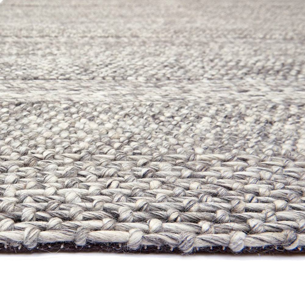 Coast Rug in Grey Marl Stripe