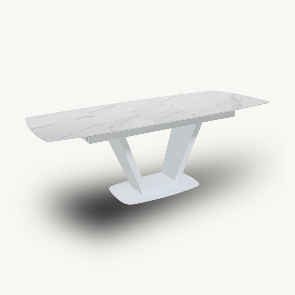 Cordova Extending Dining Table in White