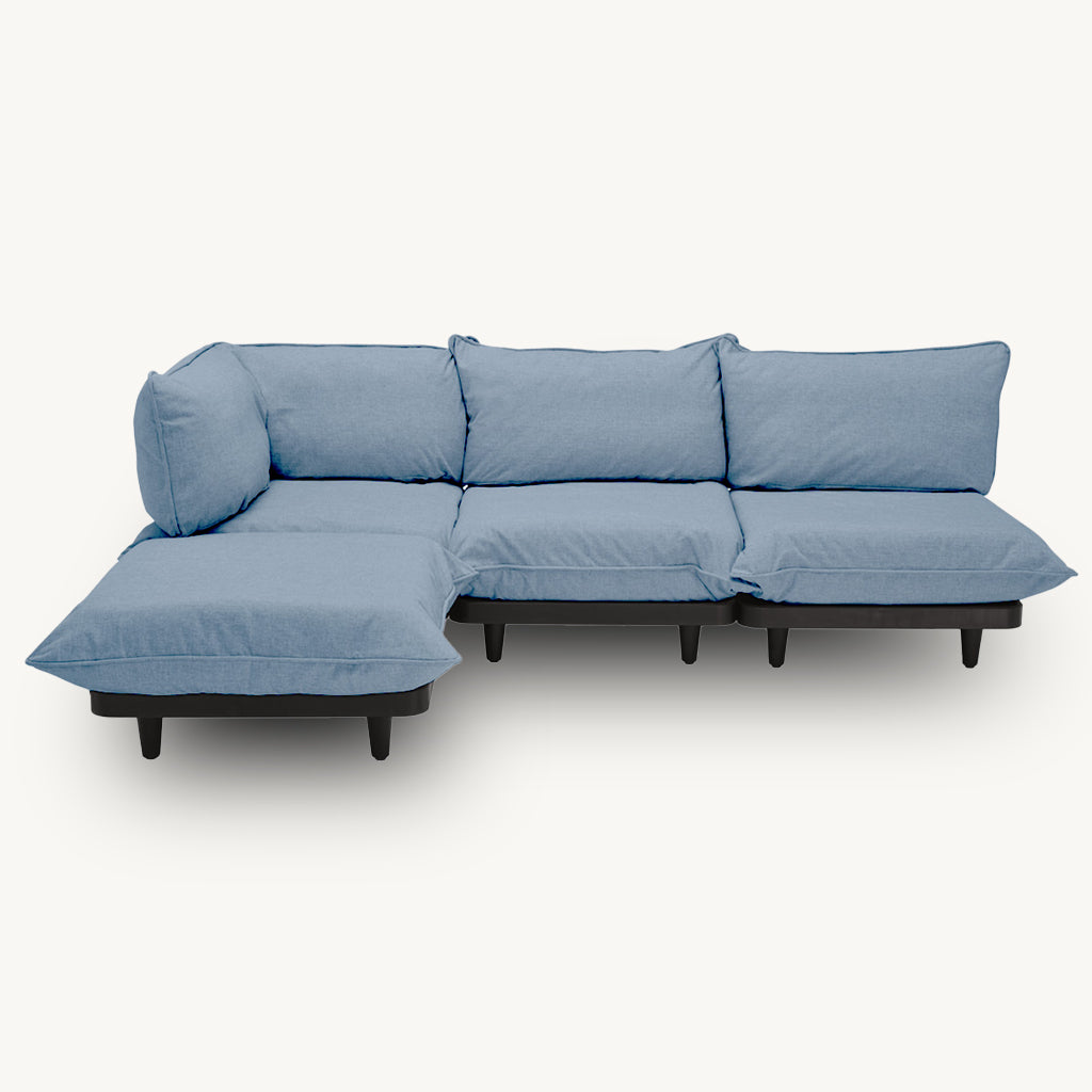 Paletti Corner Lounge Chair in Dark Blue