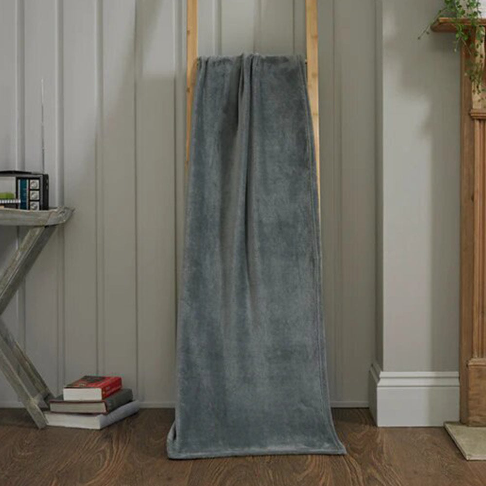 Cozy Charcoal Throw