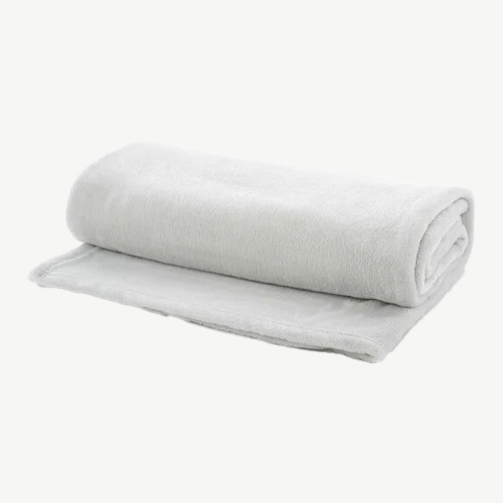 Cozy Silver Throw