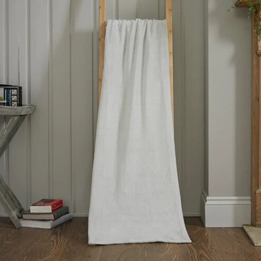 Cozy Silver Throw