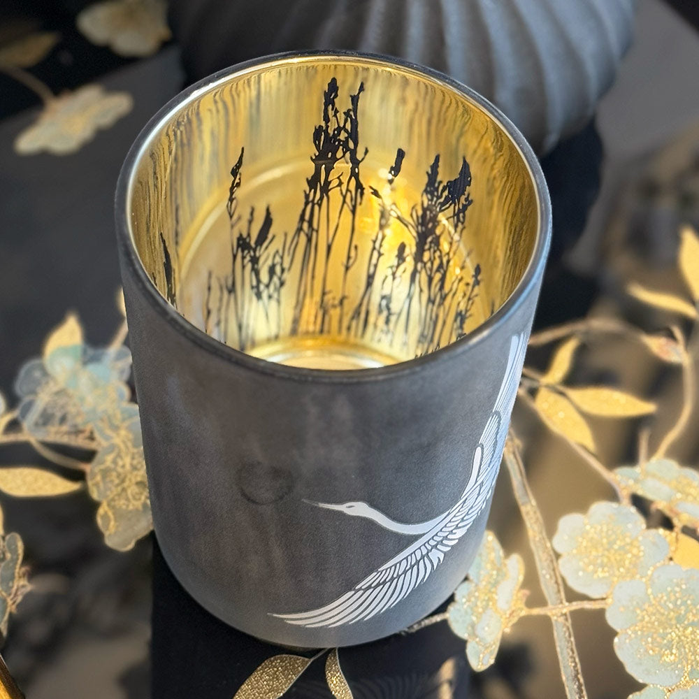 Crane Candle Holder