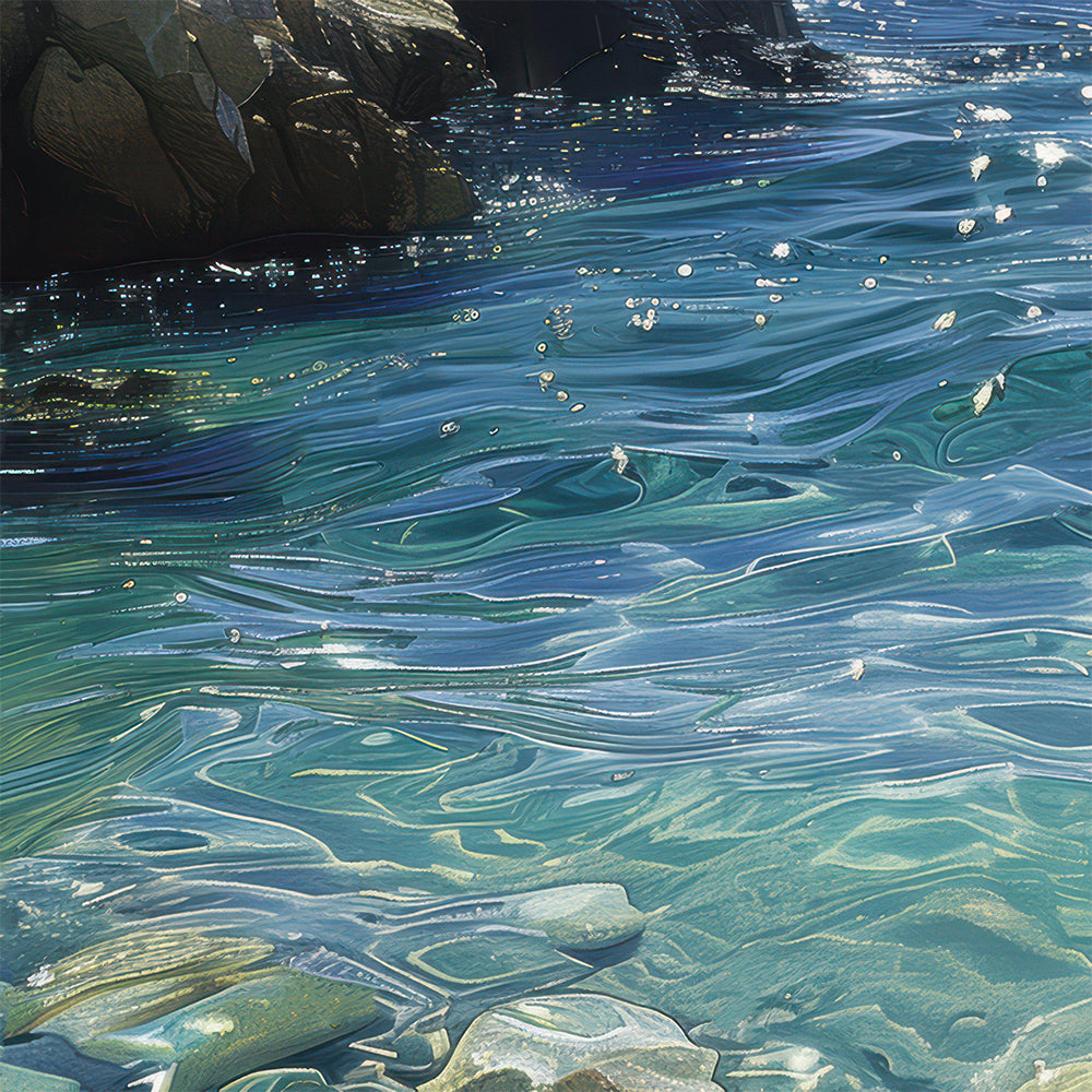 Crystal Waters Framed Canvas