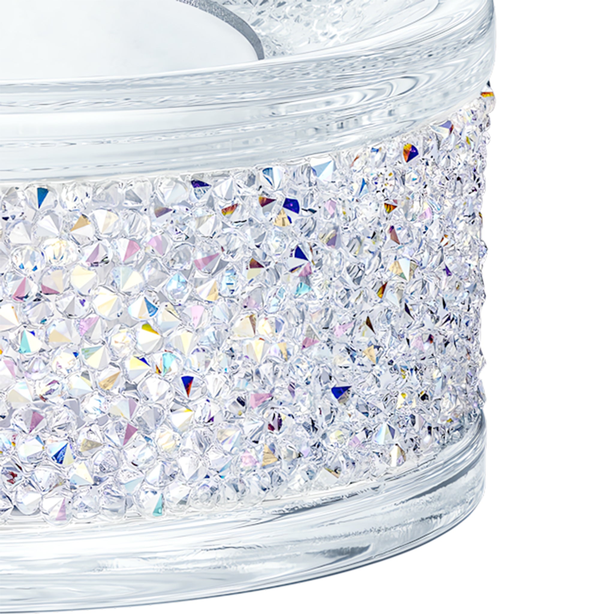 Swarovski Shimmer Tea Light Holder in Purple