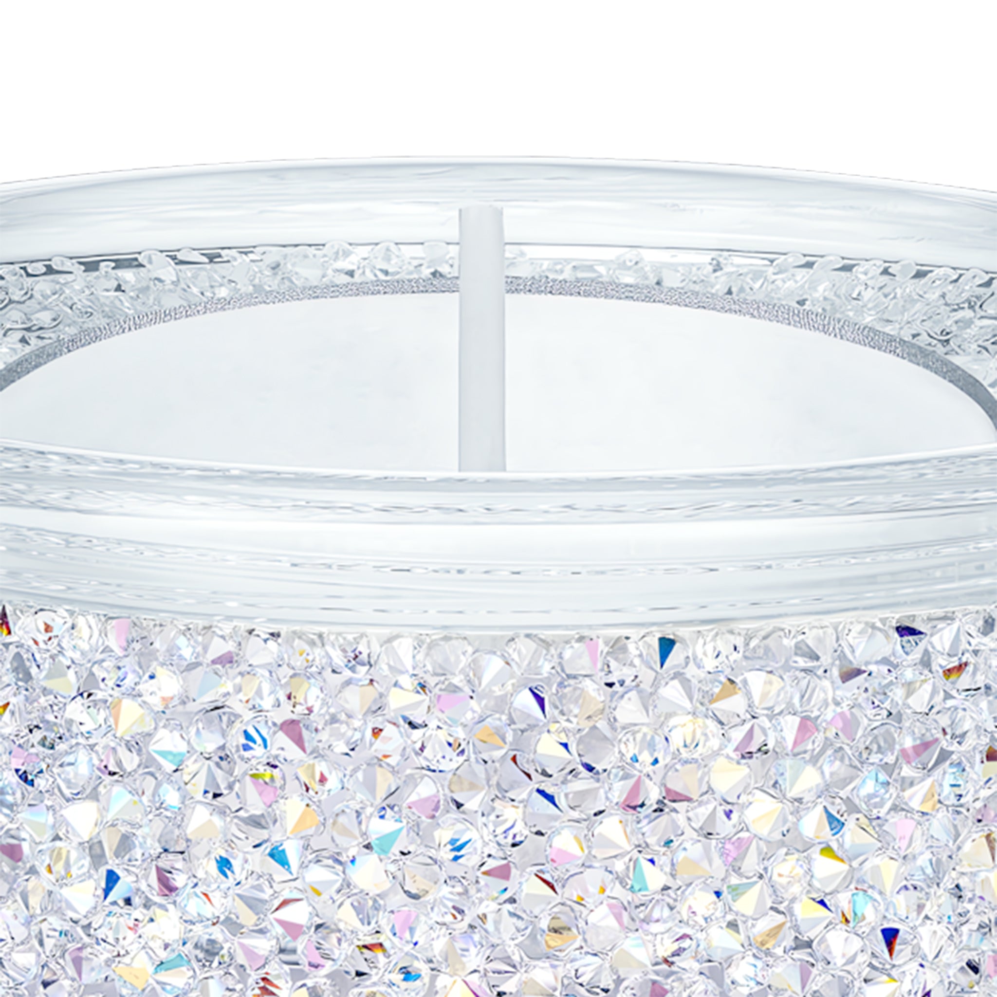 Swarovski Shimmer Tea Light Holder in Purple