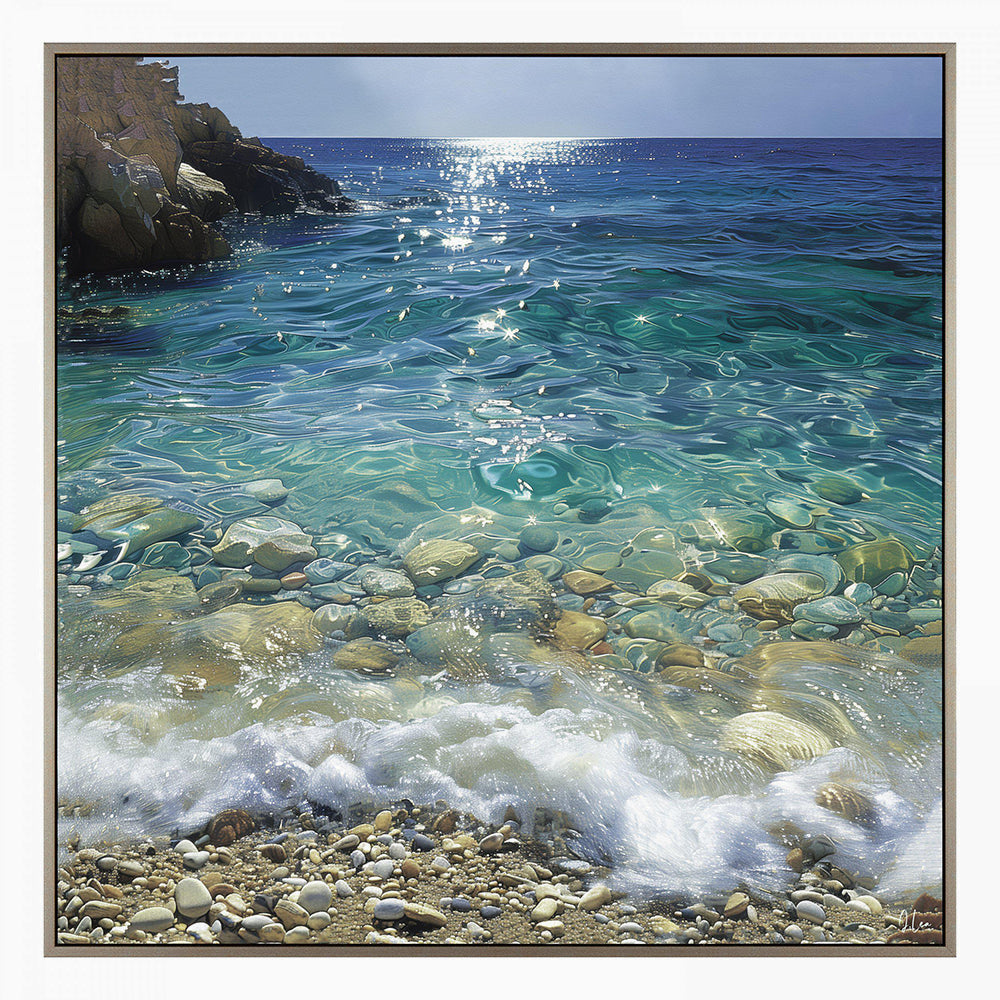 Crystal Waters Framed Canvas