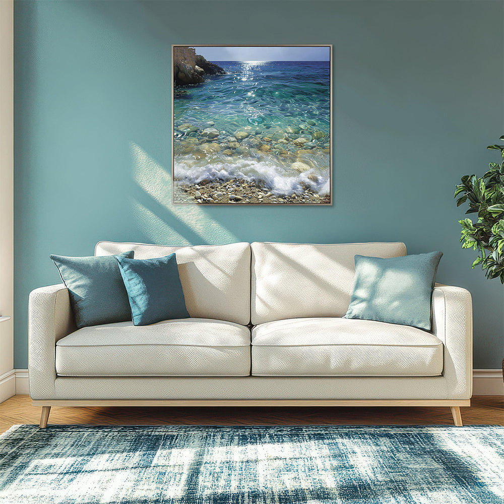 Crystal Waters Framed Canvas
