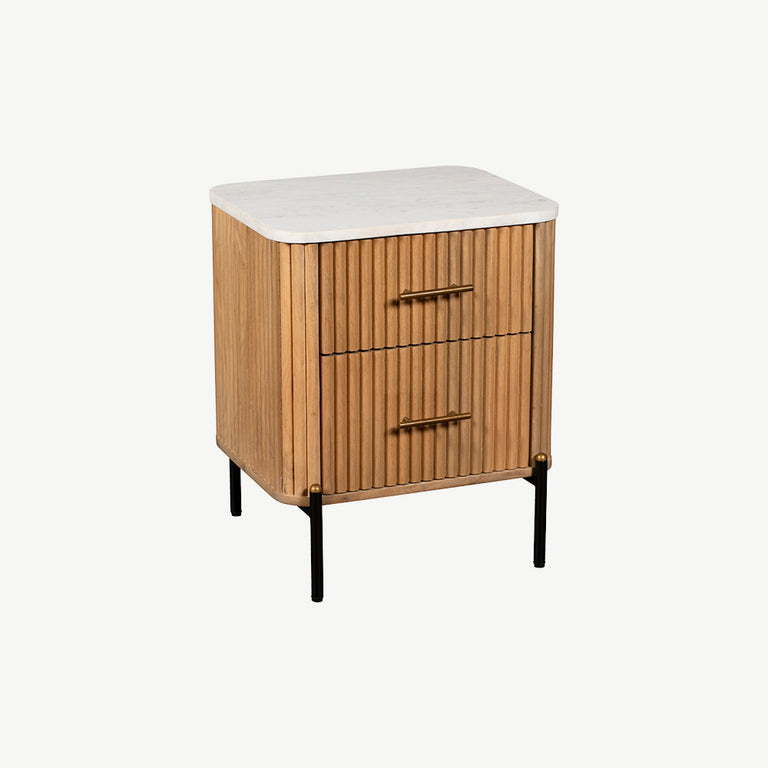 Java 2 Drawer Bedside Table – Arighi Bianchi